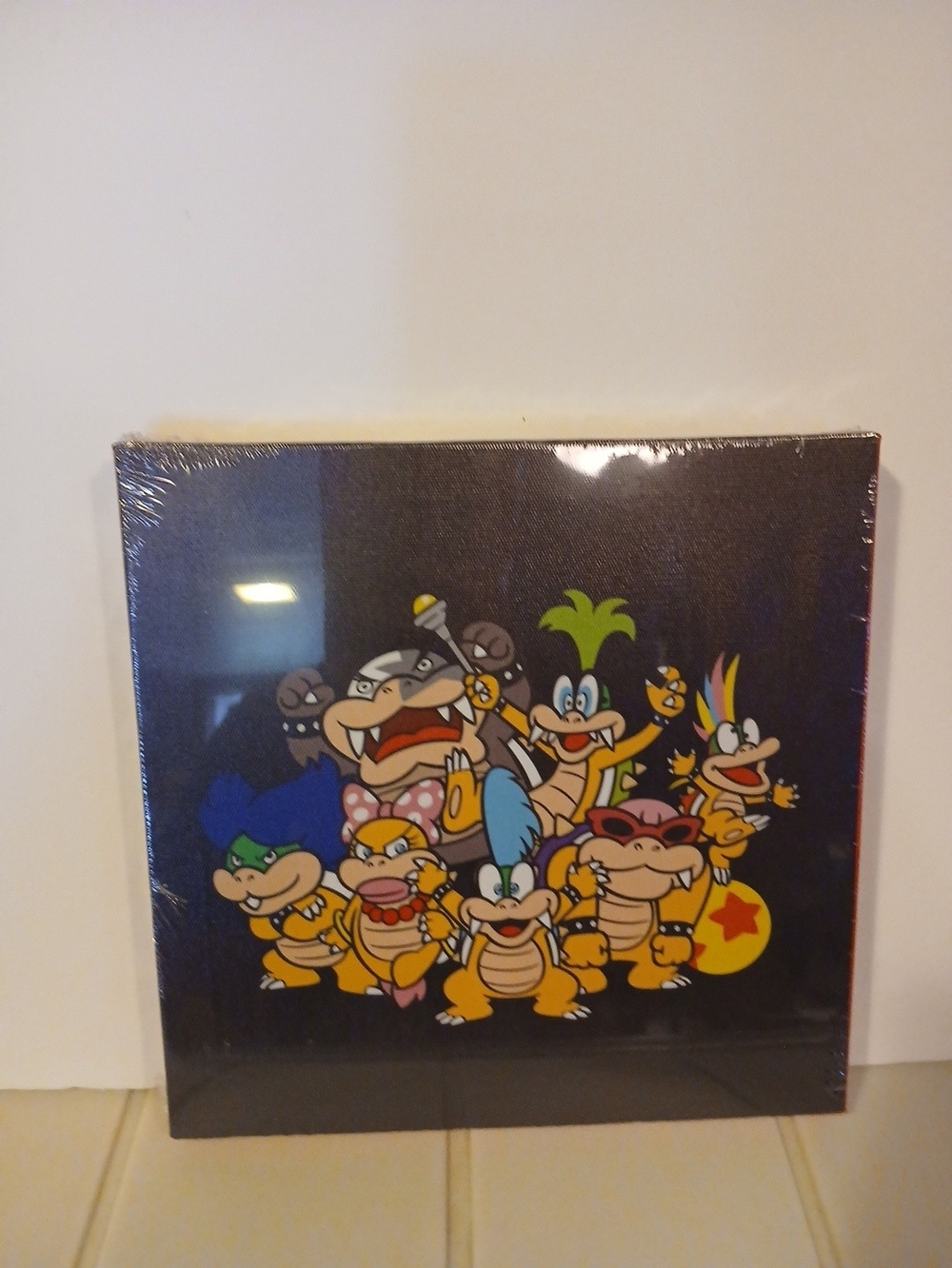Nintendo CultureFly Super Mario Koopa Kids 8"X8" Wall Art New Great Condition
